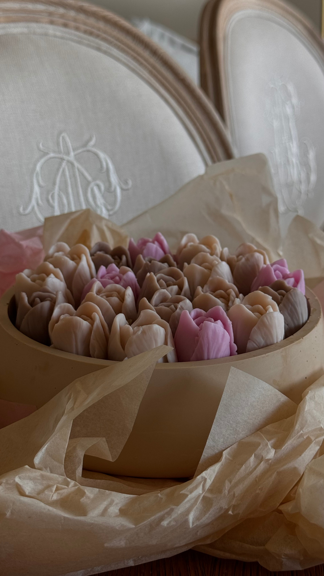 Bougie 19 tulipes – Image 5