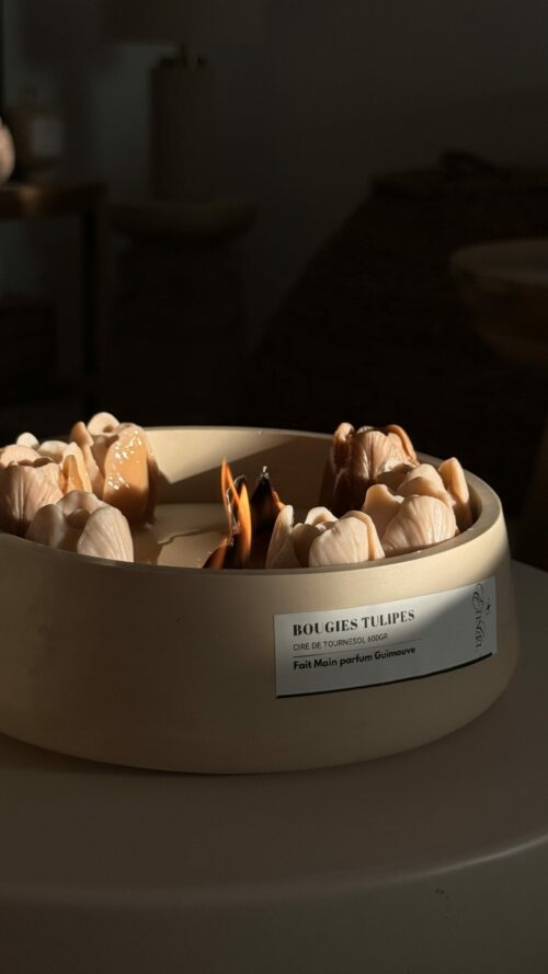 Bougie 8 tulipes – Image 2