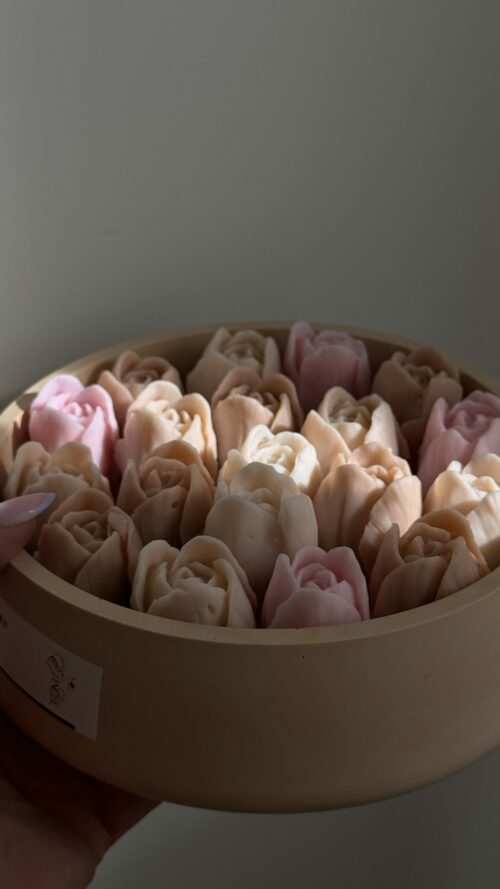 Bougie 19 tulipes