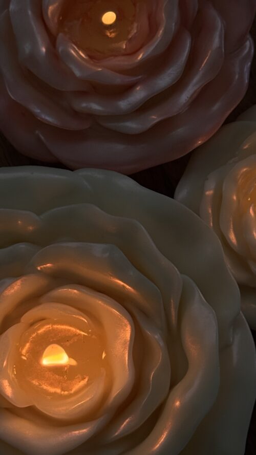 Bougie Bloom Nacrée – Image 4