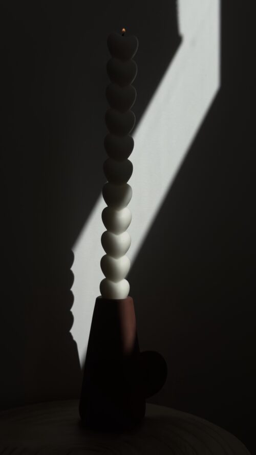 Bougie Chandelle Cœur – Image 2