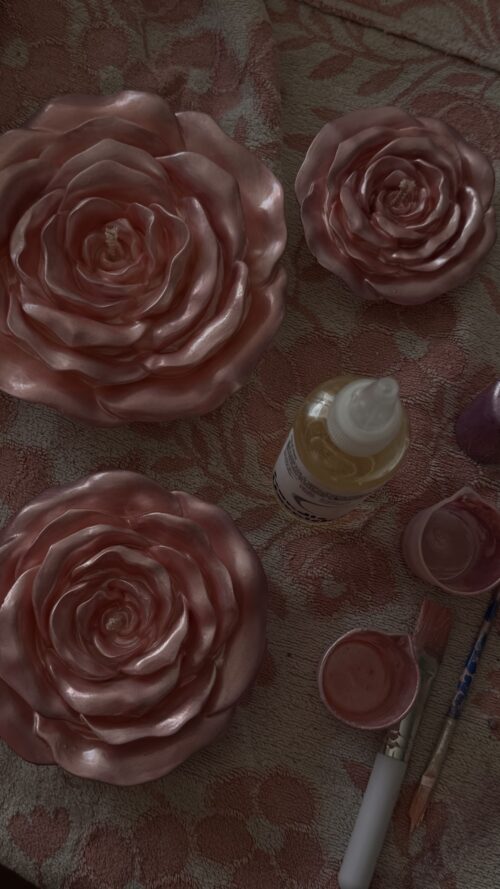 Bougie Bloom Nacrée pastel – Image 8