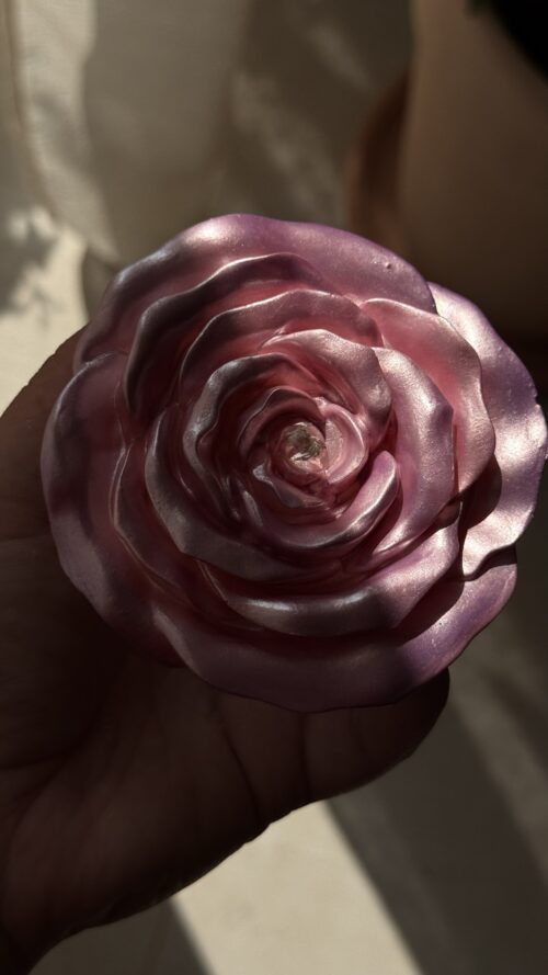 Bougie Bloom Nacrée pastel – Image 3
