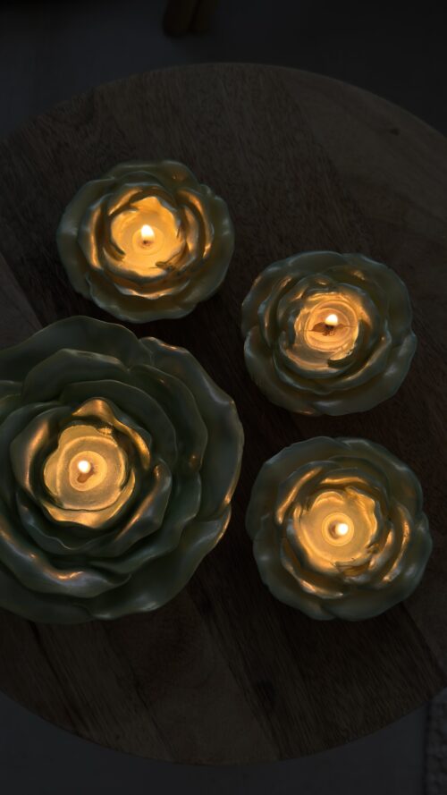 Bougie Bloom Nacrée pastel – Image 6