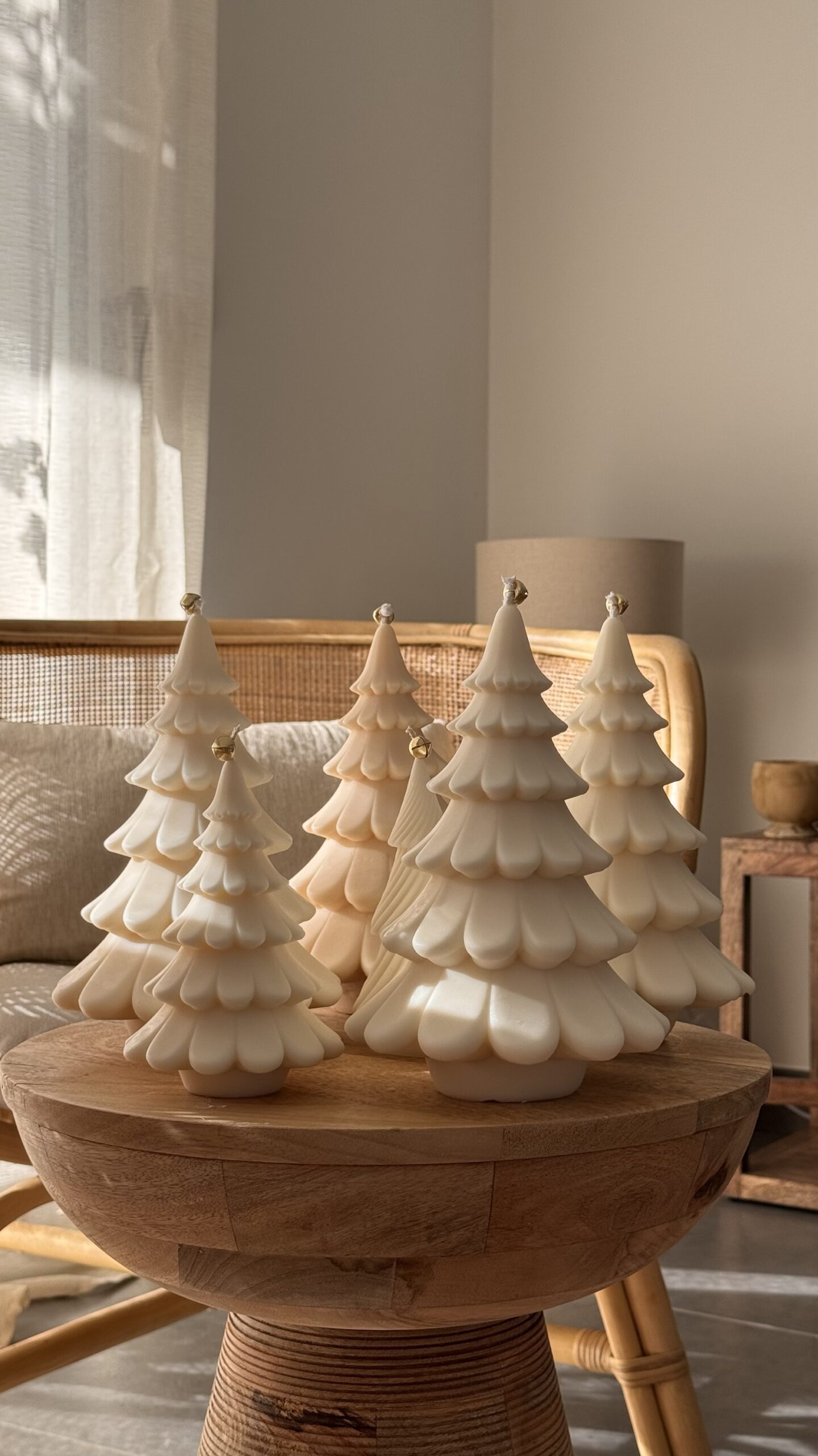 Bougie Sapin Layered « Pure White » – Image 4