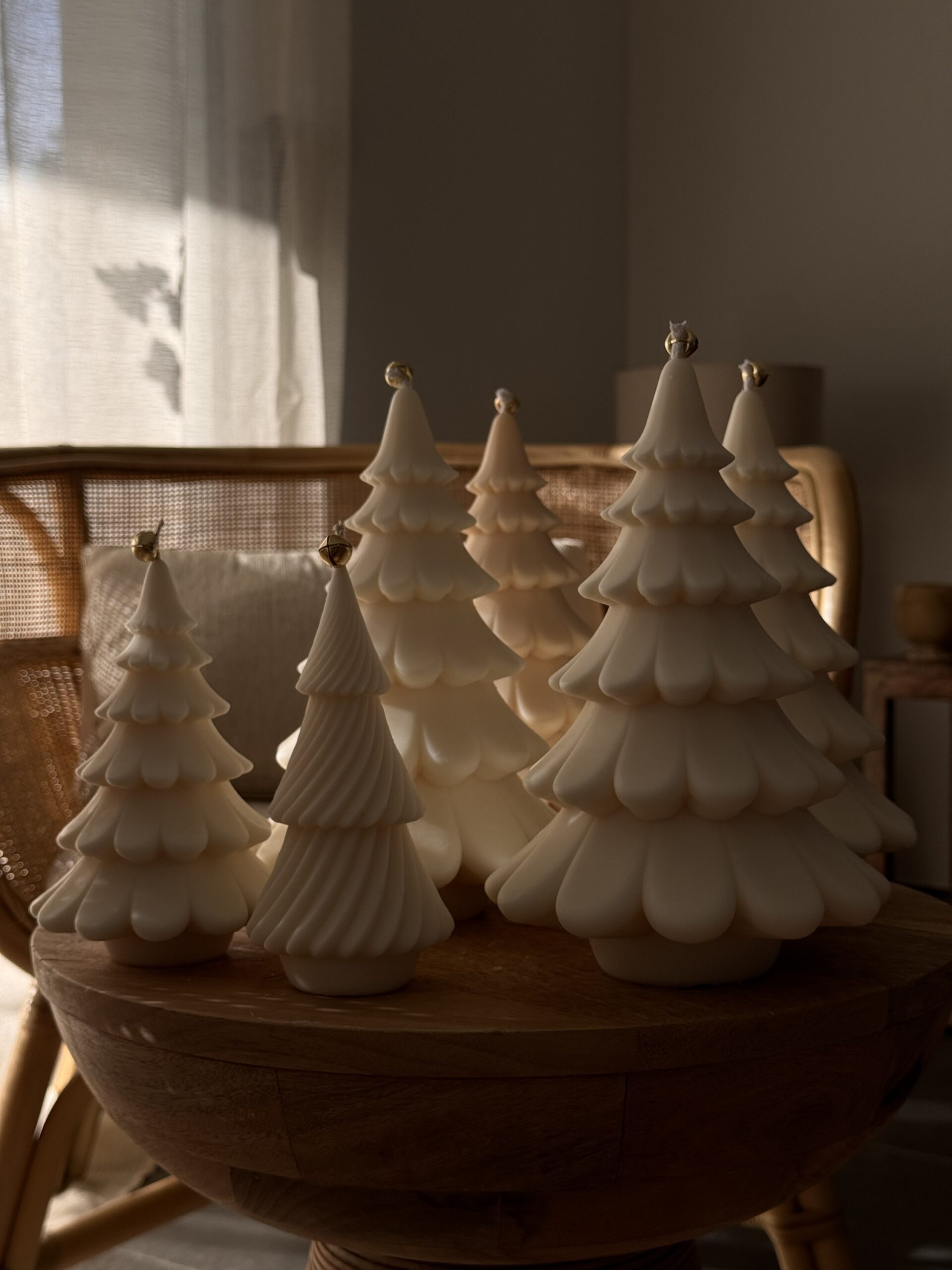 Bougie Sapin Layered « Pure White » – Image 6