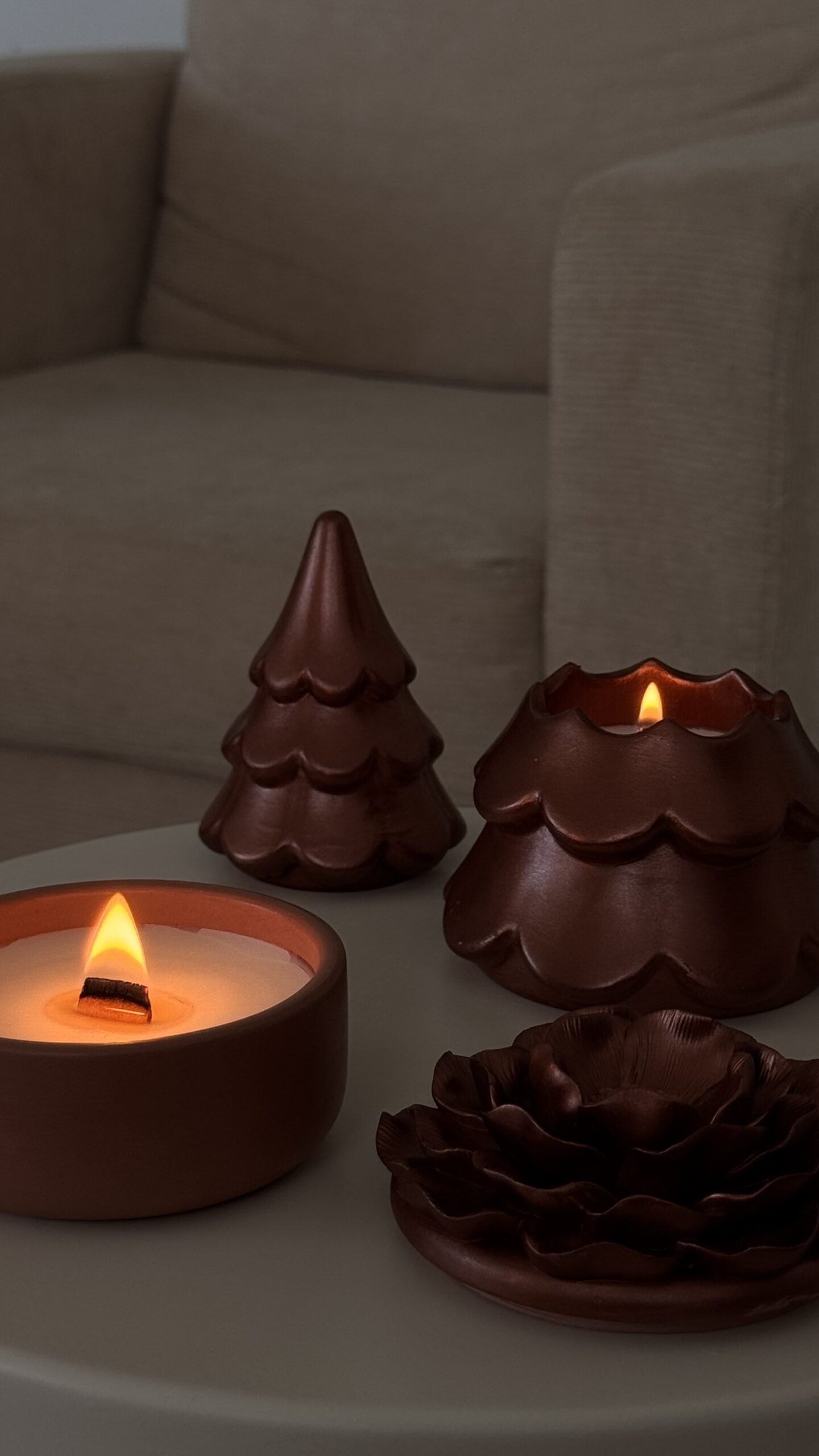 Bougie Camelia « Nacrée » – Image 6