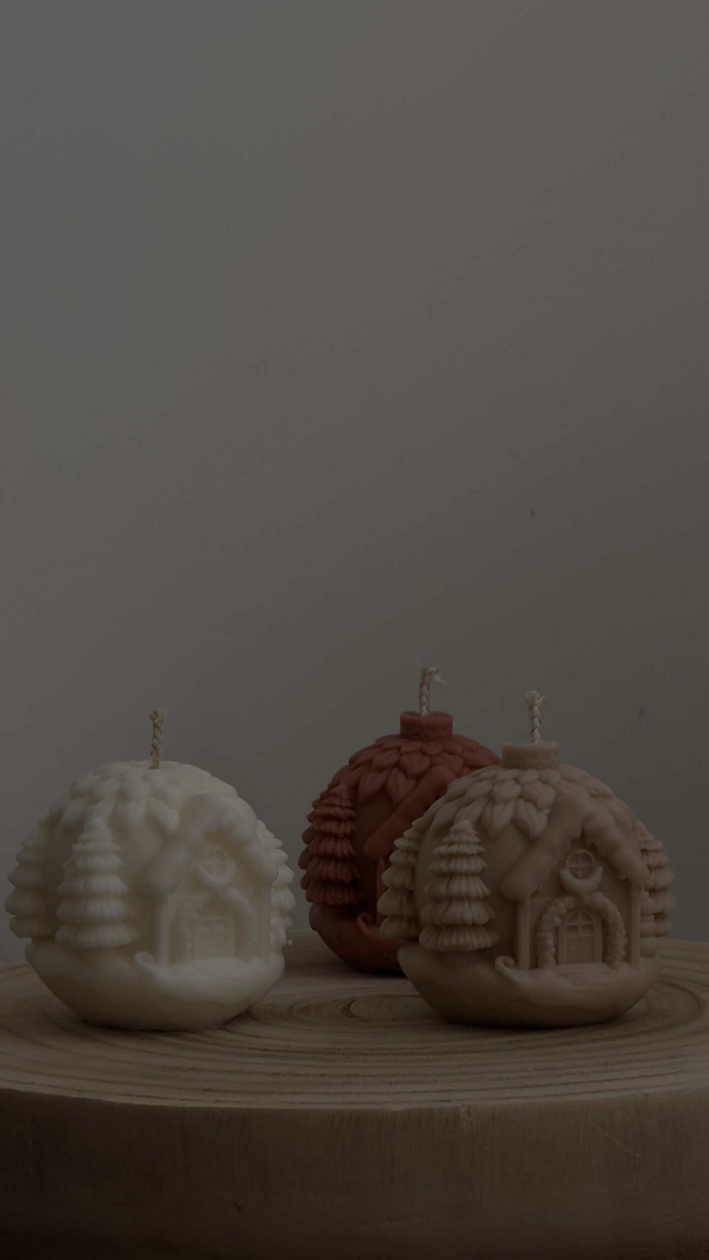 Bougie Boule de Noël « Pure White » – Image 3