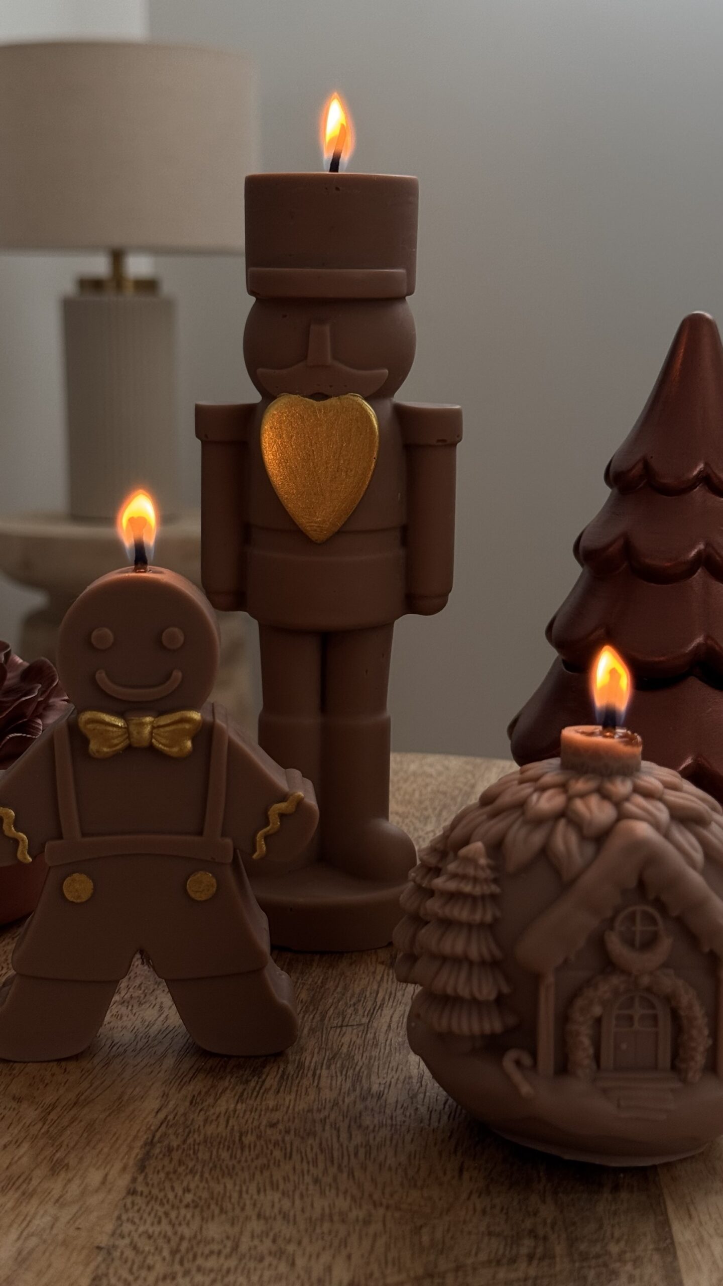Bougie Boule de Noël « Chocolate » – Image 3