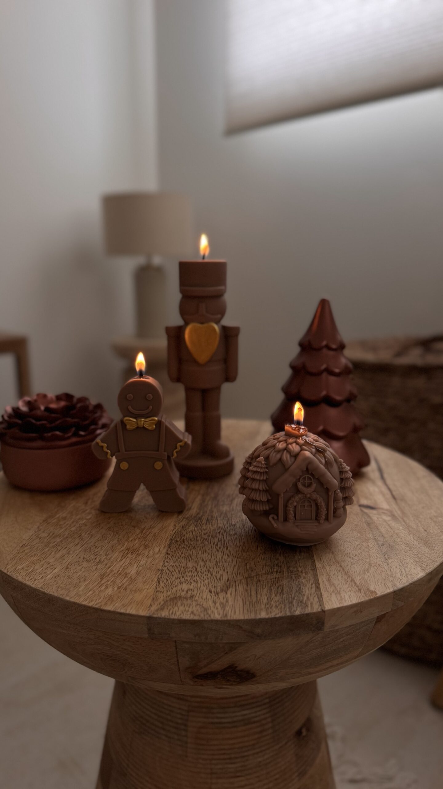 Bougie Boule de Noël « Chocolate » – Image 4