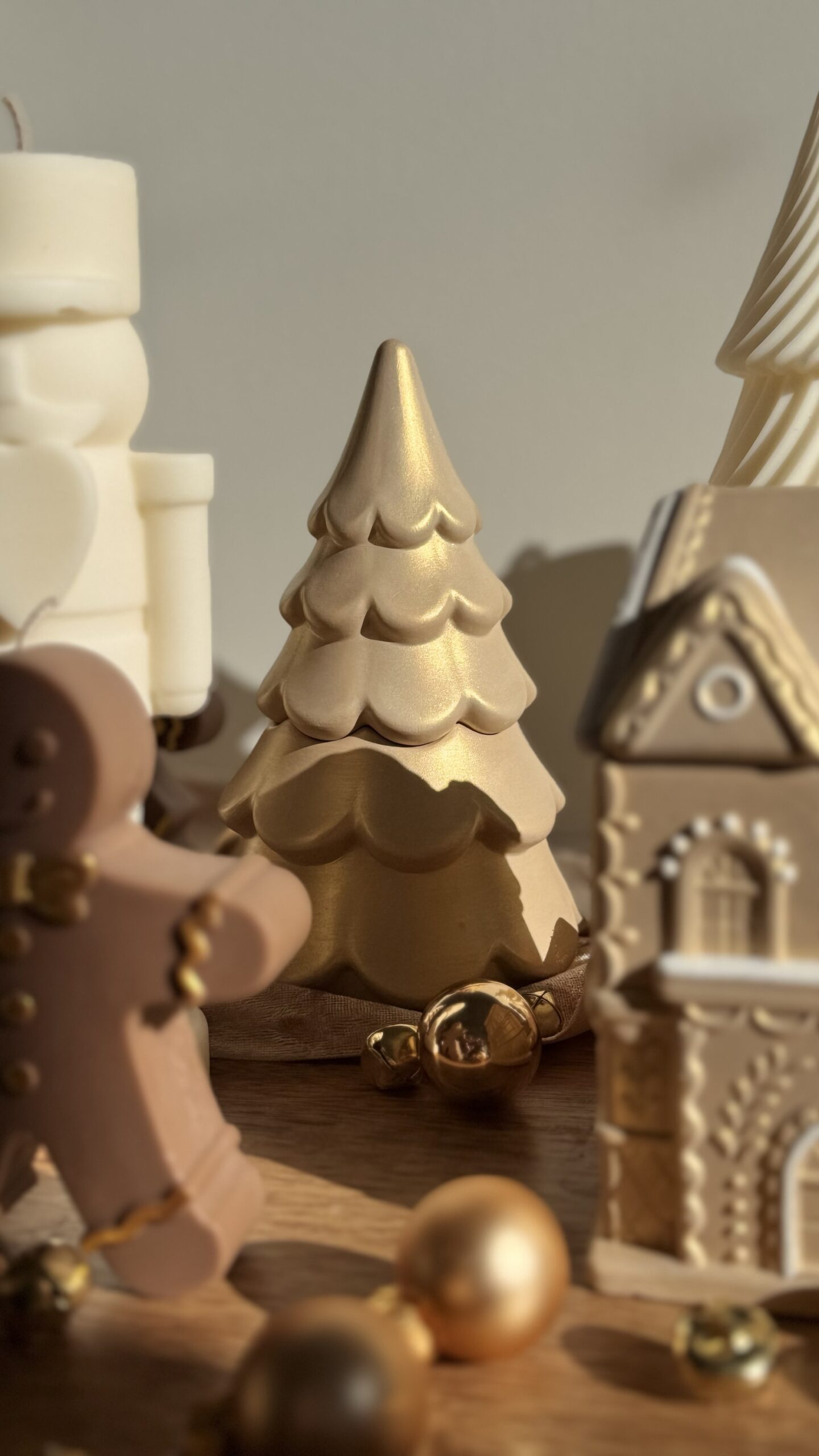 Bougie Christmas Candle Jar « Nacrée » – Image 2