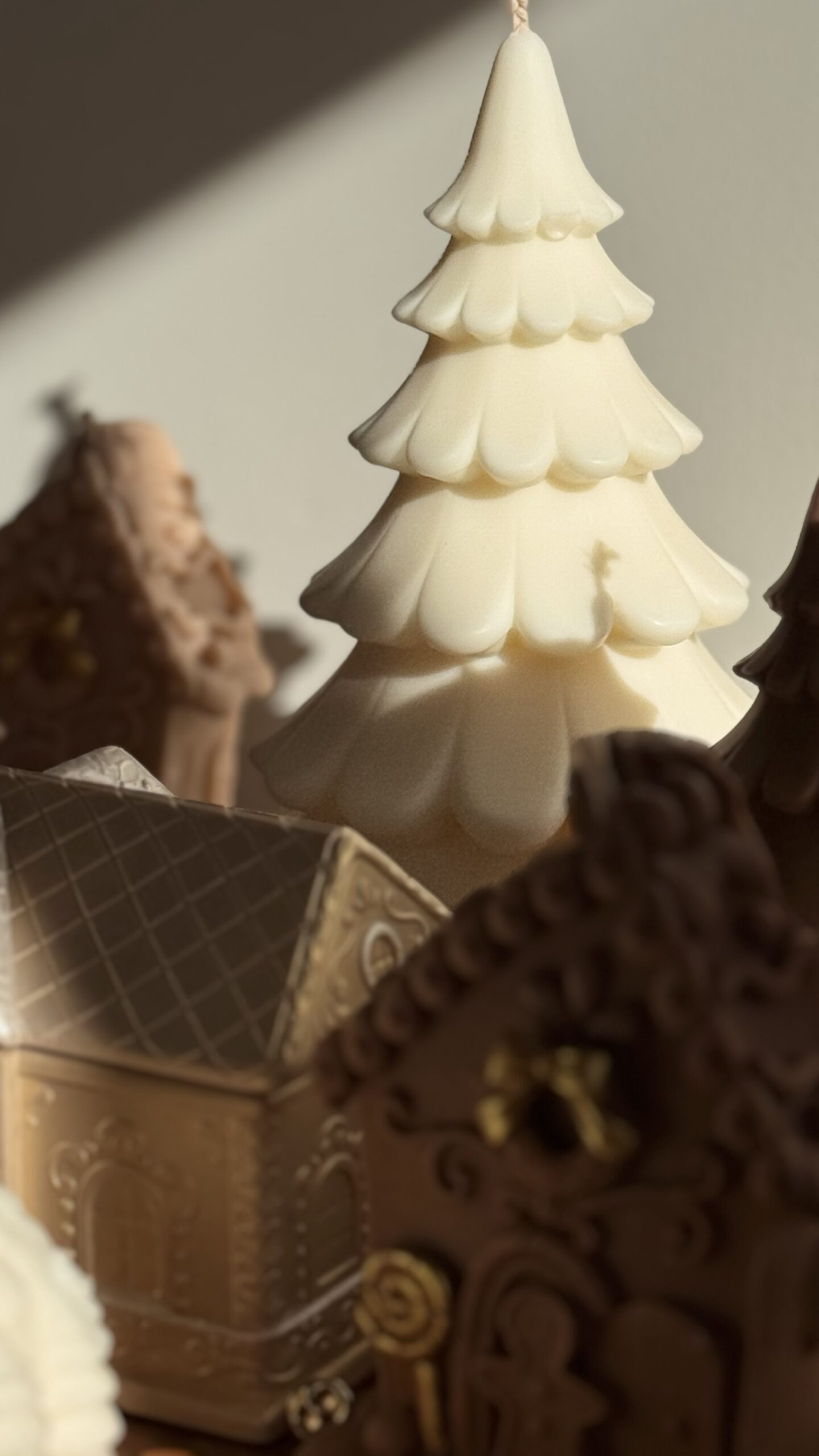 Bougie Sapin Layered « Pure White » – Image 5