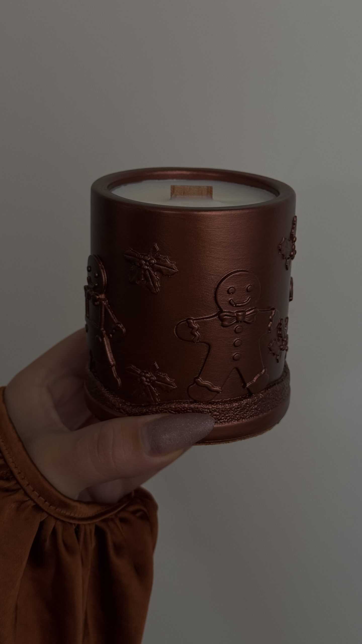 Bougie Pot de Noël « Nacrée » – Image 4