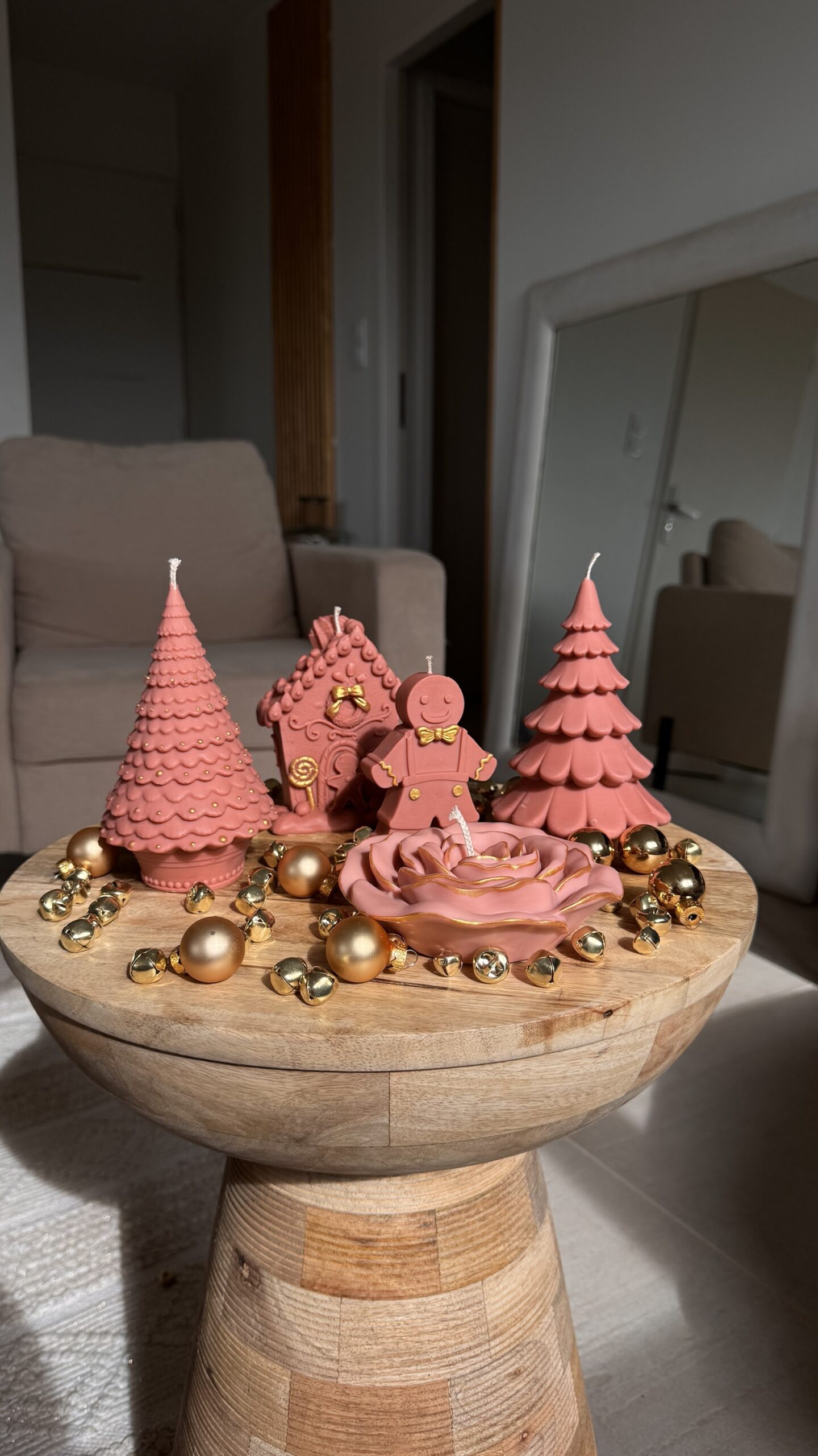 Bougie Sapin Boule « Terre » – Image 3