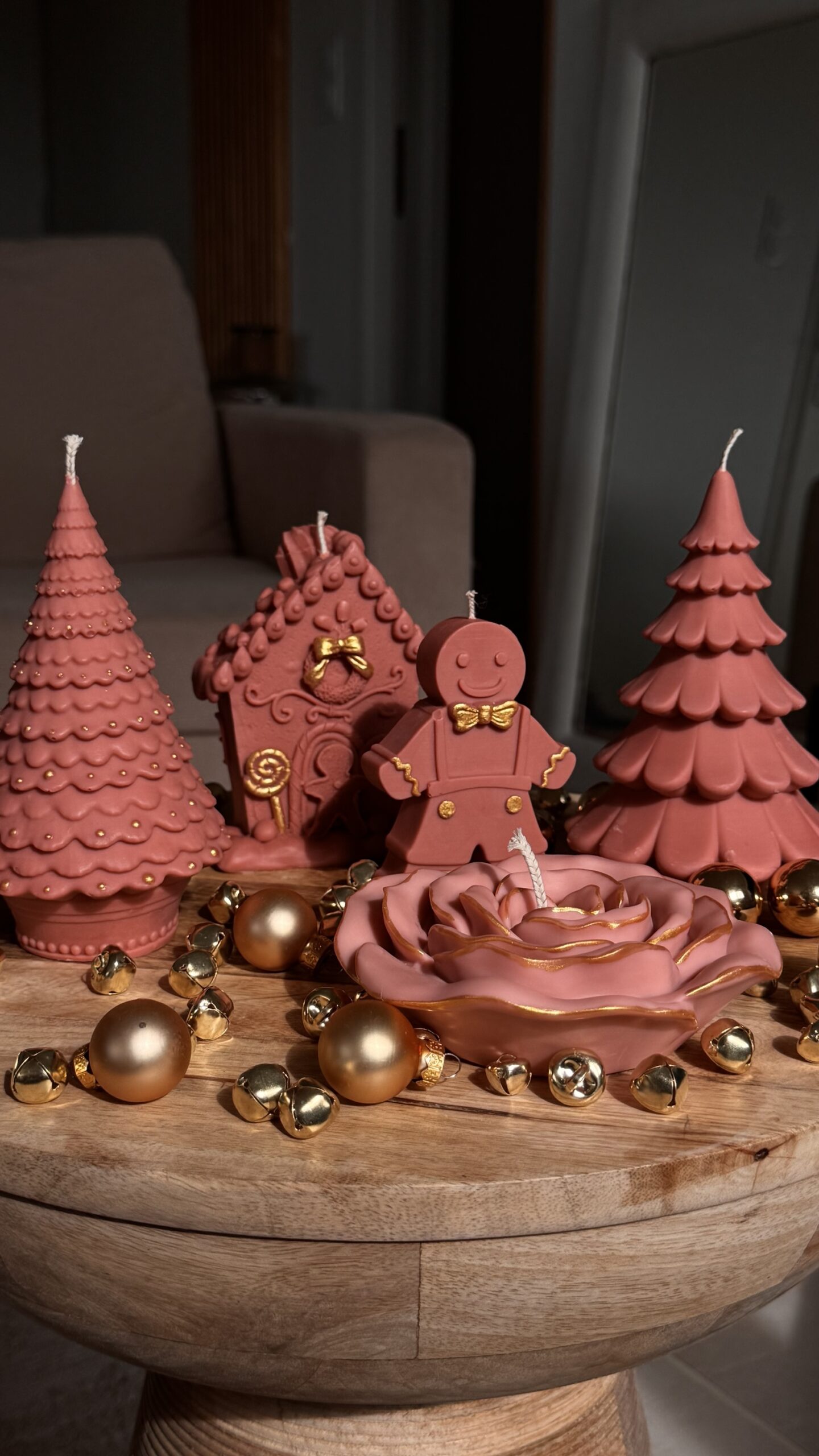 Bougie Sapin Layered « Terre » – Image 9