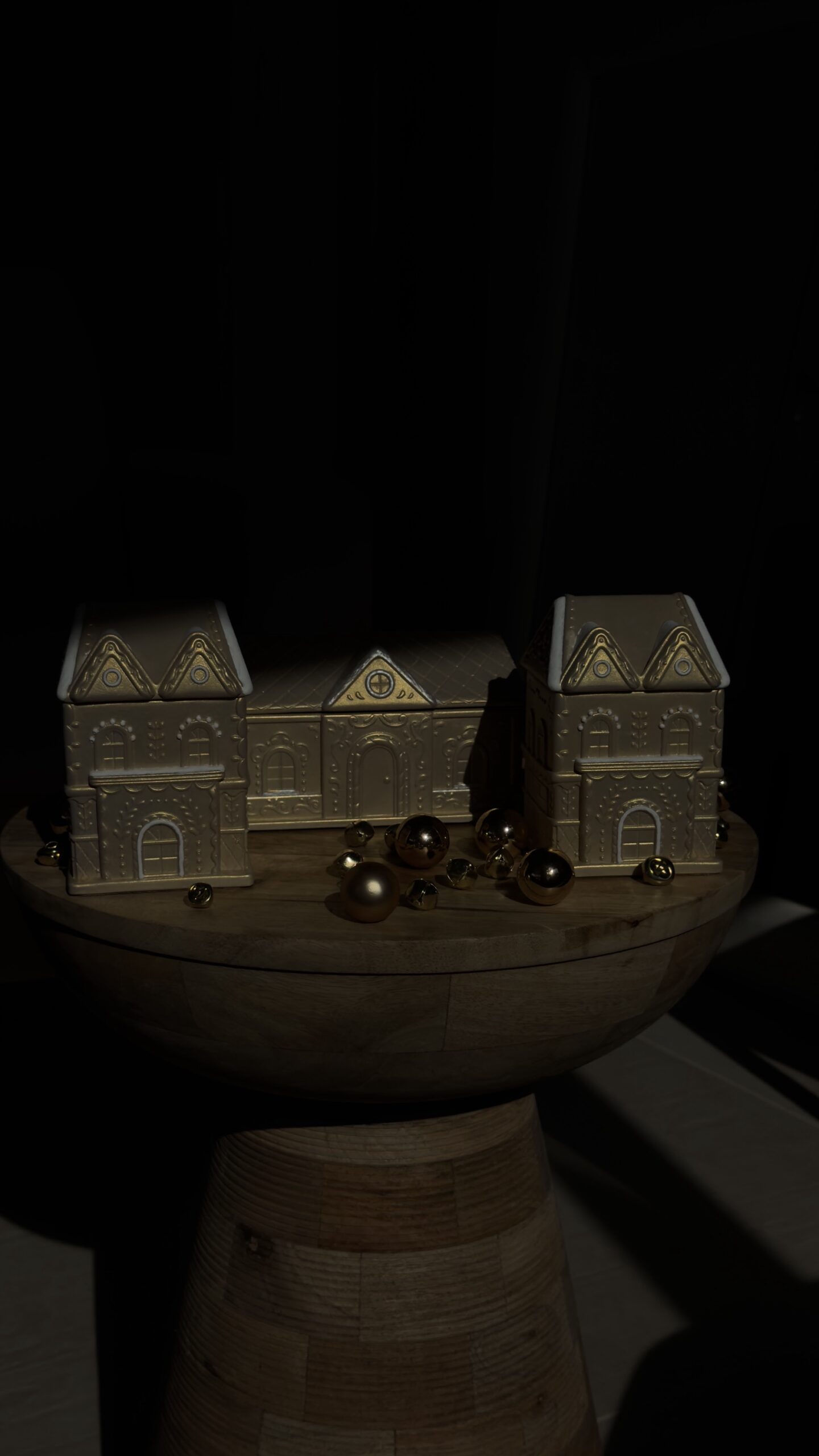 Bougie Gingerbread Cottage « Nacrée » – Image 8