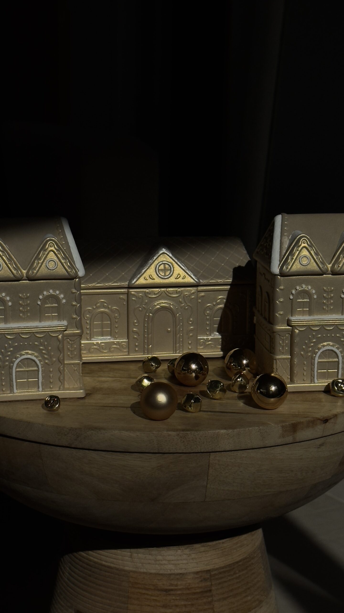 Bougie Gingerbread Cottage « Nacrée » – Image 2