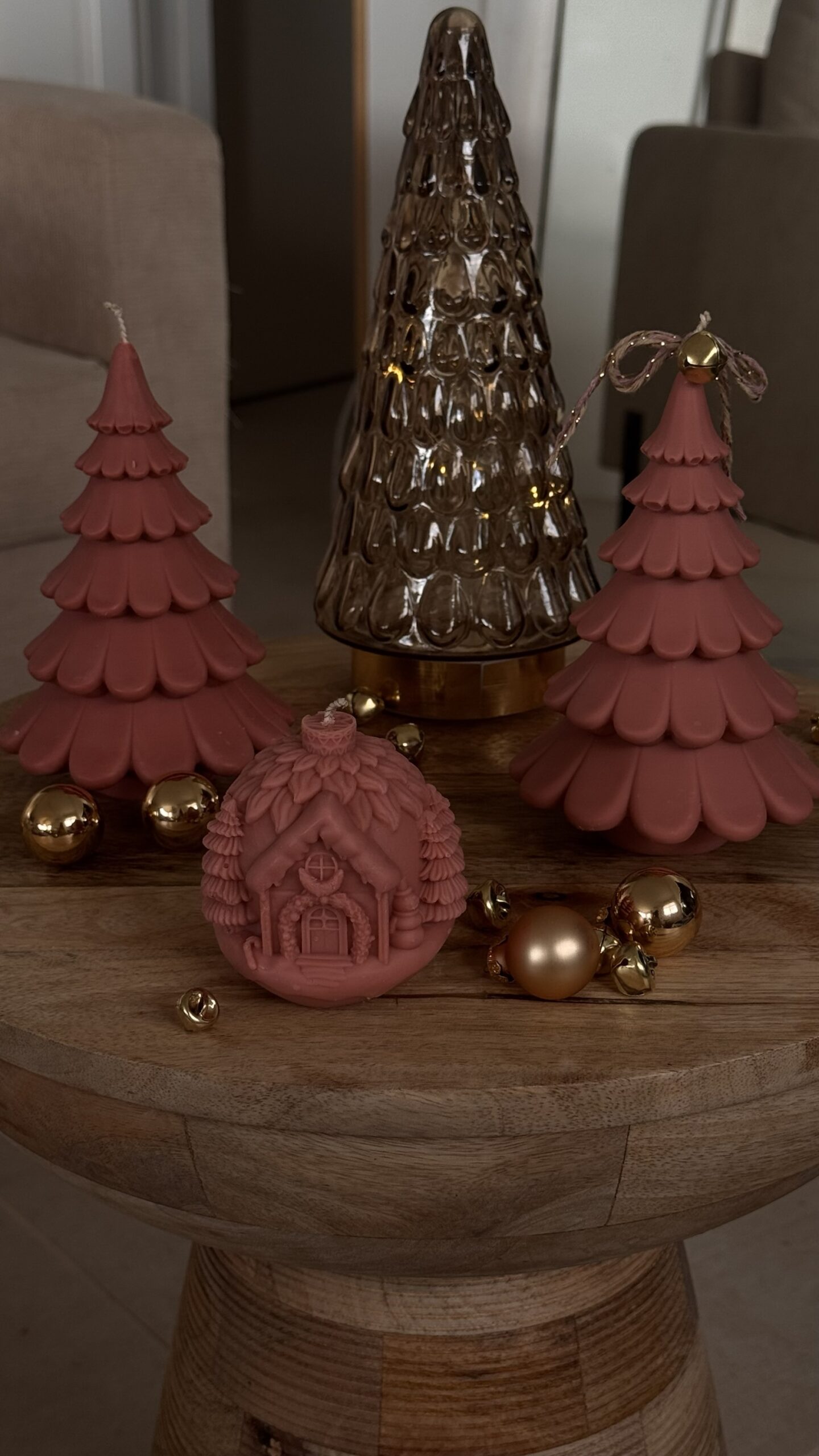 Bougie Sapin Layered « Terre » – Image 3