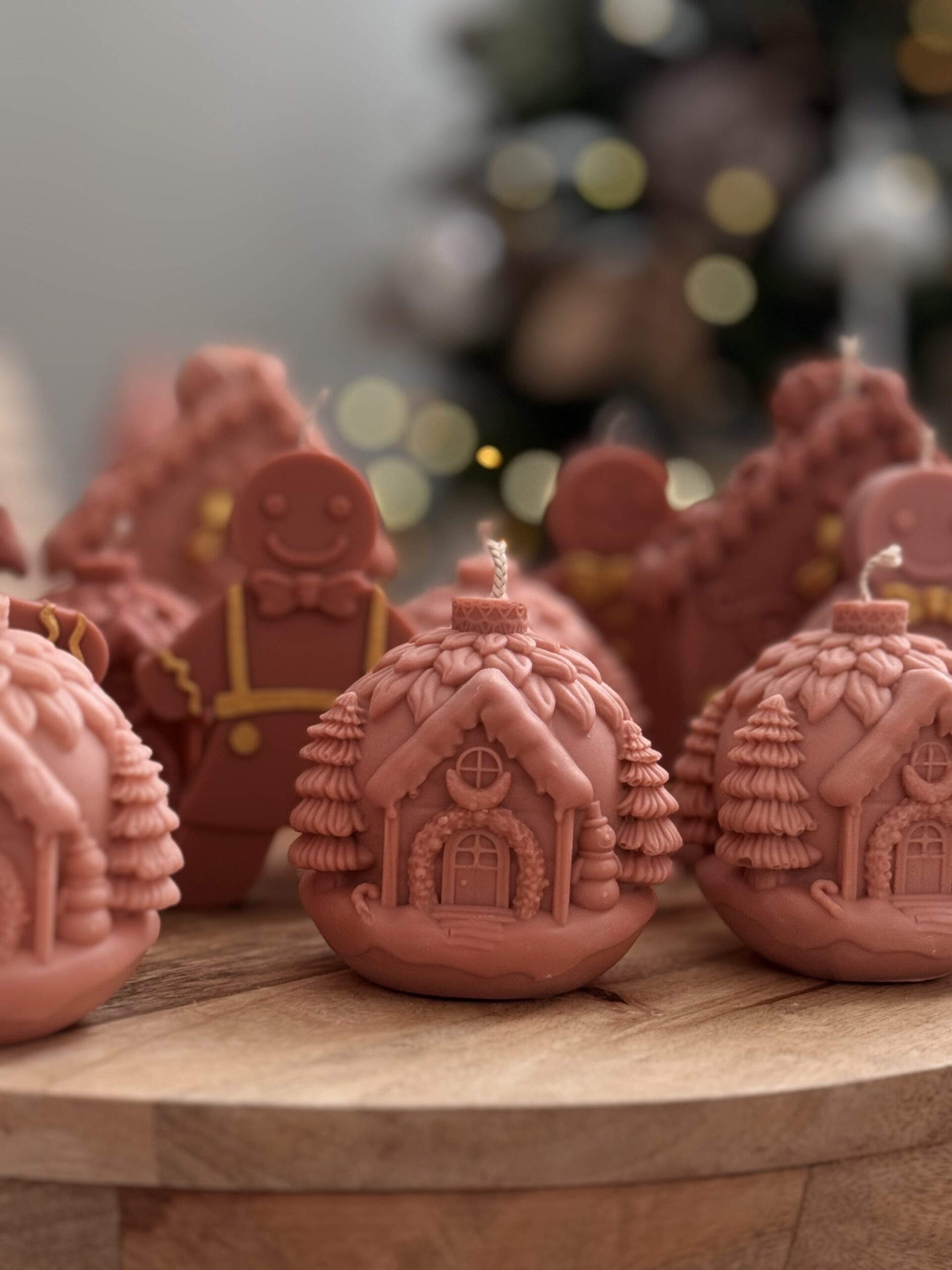 Bougie pain épices « Terre » – Image 6