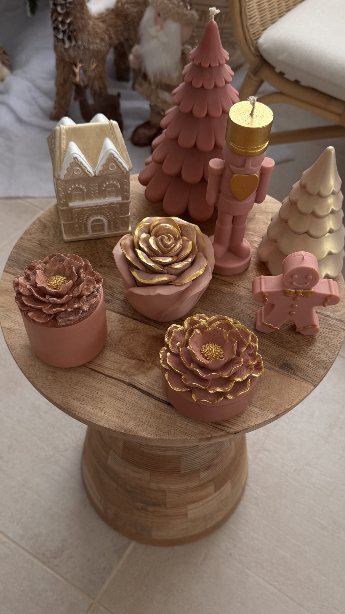 Bougie Camelia taille 1 – Image 3