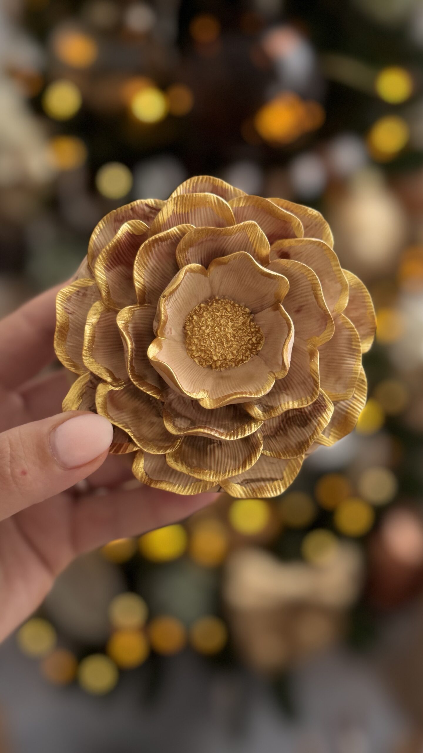 Bougie Camelia taille 1 – Image 4